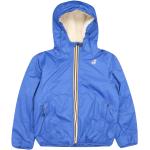 Blå K-WAY Overgangsjakker i Kunstig pels Størrelse XL med hætte til Herrer på udsalg 