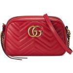 Røde Gucci Marmont Crossbody tasker i Læder til Damer 