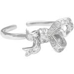 Lily and Rose - Ring Versailles Bow - Sølvfarvet - ONE SIZE