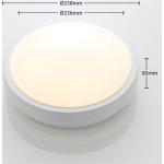 Hvide Soveværelsesbelysning i Plastik med Satin-Finish med Sensor på udsalg 