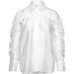 Hvide Langærmede skjorter Med lange ærmer Størrelse XL 