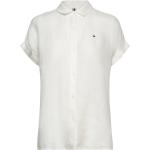 Hvide Tommy Hilfiger Kortærmede skjorter med korte ærmer Størrelse XL 