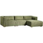 Grønne Chaiselong sofaer i Egetræ til 3 Personer med Ben på udsalg 