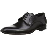 LLOYD Men's Garvin Classic Leather Business Low Shoe with Rubber Sole - Black - 46.5 EU