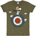 Logoshirt Peanuts - Snoopy / Target Olive Logo Men's T-Shirt olive XX Large