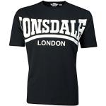 Lonsdale Herren Langarmshirt T-Shirt York schwarz (schwarz) X-Large