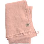Pinke Badehåndklæder i Bomuld 