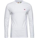 Hvide LEVI'S Langærmede t-shirts i Bomuld Størrelse XL 