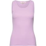 Ludmilla Tank Gots Tops T-shirts & Tops Sleeveless Purple Basic Apparel