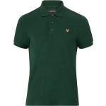 Mørkegrønne Lyle & Scott Polo shirts i Bomuld Størrelse XL til Herrer 