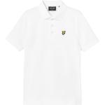 Hvide Lyle & Scott Kortærmede polo shirts til børn i Bomuld Størrelse 134 