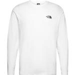 Hvide The North Face Langærmede t-shirts Størrelse XL 