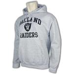 Majestic NFL Football Hoodie Oakland Raiders Chicago Bears Black Grey Grey S