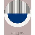Blå Bauhaus Plakater 
