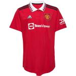 Røde Manchester United FC adidas Performance Fodboldtrøjer i Jersey Størrelse XL til Damer på udsalg 