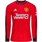 Røde Manchester United FC adidas Trænings t-shirts til børn 