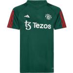 Manchester United Tiro 23 Training Jersey Sport T-shirts & Tops Football Shirts Green Adidas Performance