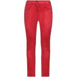 Røde MANILA GRACE Fløjlsbukser i Fløjl Størrelse XL med Stretch til Damer 