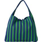 Grønne Marimekko Bæredygtige Håndtasker med Striber til Damer på udsalg 