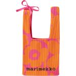 Orange Marimekko Pieni Unikko Håndtasker med Blomstermønster til Damer 