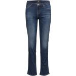 Blå LEE Marion Straight leg jeans i Bomuld Størrelse XL 