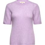 Marnie Tee Tops Knitwear Jumpers Purple Basic Apparel