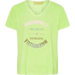 Æblegrønne T-shirts med tryk i Bomuld Størrelse XL til Damer 