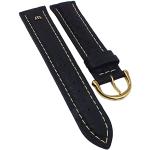 Maurice Lacroix Tiago watch strap watchband leather Band Wasserfest black 20mm 19230S