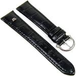 Maurice Lacroix watch strap watchband calf Leather Kroko Optik black 19mm 293061910S