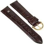 Maurice Lacroix watch strap watchband calf Leather Louisiana Optik duskybrown 20mm 19442G