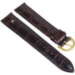 Maurice Lacroix XL watch strap watchband calf Leather Louisiana Optik duskybrown 20mm 19438G