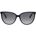 Sorte Max Mara Damesolbriller i Acetat Størrelse XL 