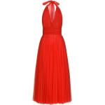 Røde Midi Dolce & Gabbana Festlige kjoler i Tyl med halterneck Størrelse XL til Damer på udsalg 