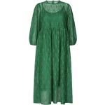 Grønne Elegant Maxi Lolly's Laundry Aftenkjoler i Blonde med Pufærmer Størrelse XL til Damer på udsalg 