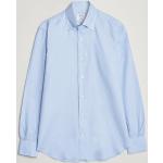 Lyseblå MAZZARELLI Oxford skjorter Button down Størrelse XL til Herrer 