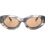 Brune Alexander McQueen McQ Damesolbriller Størrelse XL på udsalg 