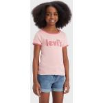 Pinke LEVI'S Kortærmede T-shirts i Bomuld til Piger fra Levi's DK med Gratis fragt på udsalg 
