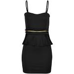 Melrose Ladies Black Peplum Dress Size 14, black