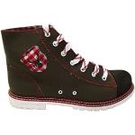 Spieth & Wensky Men's Costume Shoes Jack Traditional Trainers Brown Russ Red with Red Checked Lining Size 47, brown