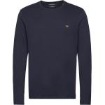Blå Armani Emporio Armani Langærmede t-shirts Størrelse XL 