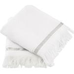 Grå Meraki Håndklæder 40x60 2 stk med Striber 