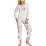 Farverige Pyjamas i Bomuld Størrelse XL til Damer på udsalg 