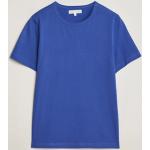 Blå Klassiske Merz B. Schwanen Økologiske Bæredygtige Vintage t-shirts i Bomuld med korte ærmer Størrelse XL til Herrer 