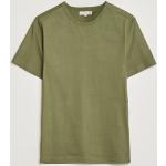 Armygrønne Klassiske Merz B. Schwanen Økologiske Bæredygtige Kortærmede t-shirts i Bomuld med korte ærmer Størrelse XL til Herrer 