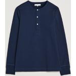 Blå Klassiske Merz B. Schwanen Økologiske Bæredygtige Sweaters i Bomuld Størrelse XL til Herrer 