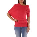 Røde MET T-shirts med 3/4-ærmer med rund udskæring Med 3/4 ærmer Størrelse XL til Damer på udsalg 