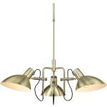 Metropole 3 Light Antique Messing Home Lighting Lamps Ceiling Lamps Pendant Lamps Gold Halo Design