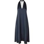 Blå Samsøe & Samsøe Festlige kjoler med halterneck Størrelse XL til Damer på udsalg 