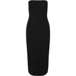 Sorte Midi Pieces Aftenkjoler med firkantet udskæring Uden ærmer Størrelse XL til Damer 
