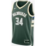 Milwaukee Bucks Icon Edition 2022/23 Nike Dri FIT NBA Swingman trøje til mænd grøn